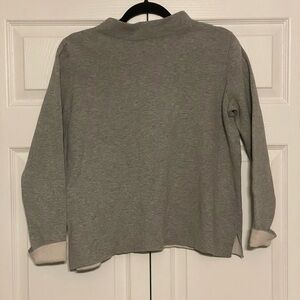 Talbots Gray Long Sleeve Top
